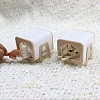 7Pcs Plastic Cat with Cat Coin Bank Miniature Ornaments PW-WGB3D56-01-3