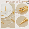   200Pcs 2 Colors Iron Bead Cones FIND-PH0023-37-4