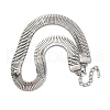 304 Stainless Steel Chain Necklaces for Women NJEW-Z080-02P-2