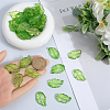 SUNNYCLUE 80Pcs Transparent Glass Pendants GLAA-SC0002-43A-3