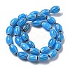 Handmade Millefiori Lampwork Beads Strands LAMP-F035-12P-2