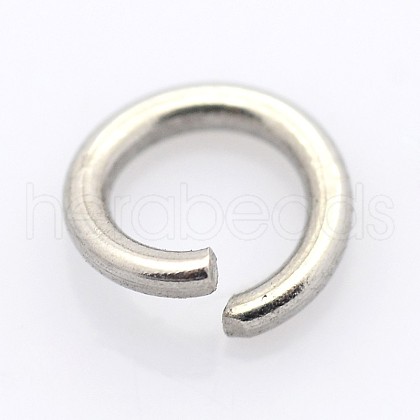 Tarnish Resistant 304 Stainless Steel Open Jump Rings STAS-E066-08-7mm-1