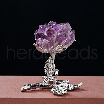 Raw Natural Amethyst Display Decorations PW-WG58011-04-1