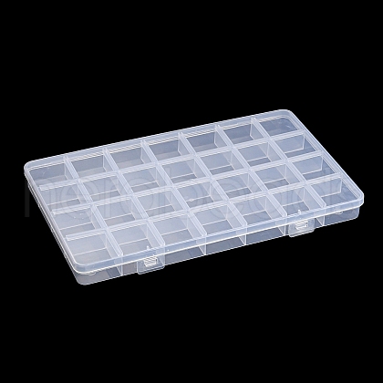 Transparent Plastic Bead Containers CON-YW0001-13-1