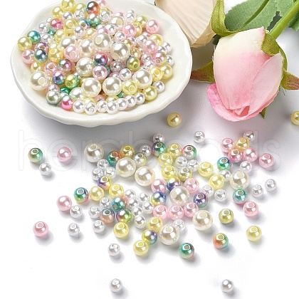 ABS Plastic Imitation Pearl Beads KY-YW0001-65-1
