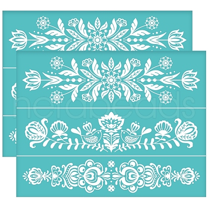Self-Adhesive Silk Screen Printing Stencil DIY-WH0338-089-1