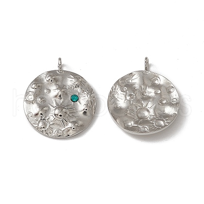 201 Stainless Steel Pendants STAS-J401-VC584-1