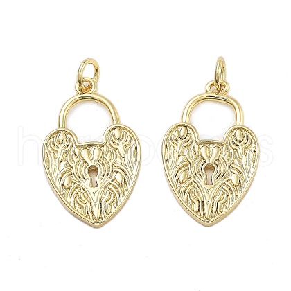 Brass Pendants KK-Q006-05G-1