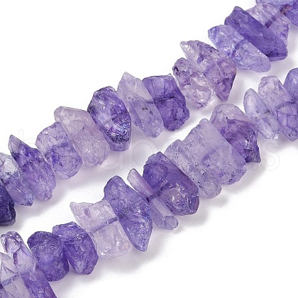 Natural Crackle Quartz Beads Strands G-R012-B06-06-1