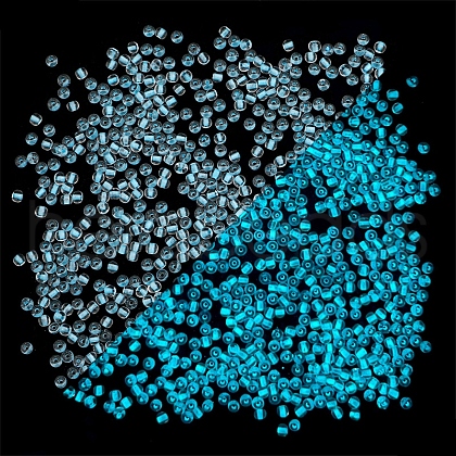 11/0 Luminous Glass Seed Beads LUMI-PW0001-186A-10-1