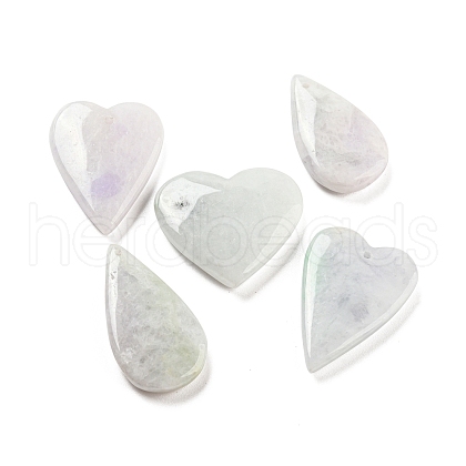 Natural Myanmar Jade Pendants G-P512-05-1