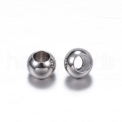 201 Stainless Steel Beads STAS-D447-37D-1