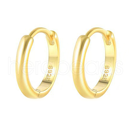 Simple 925 Sterling Silver Circle Hoop Earrings DG6387-1-1