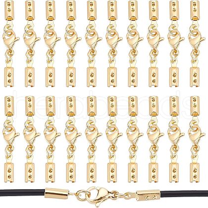 Unicraftale 20 Sets 304 Stainless Steel Lobster Claw Clasps STAS-UN0037-34-1