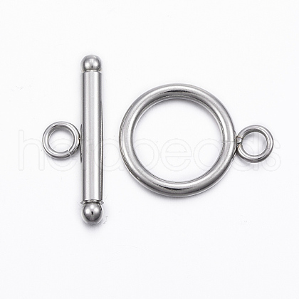 304 Stainless Steel Toggle Clasps STAS-H376-77-1