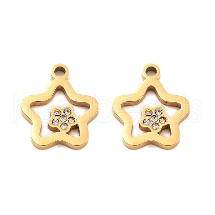 Ion Plating(IP) 304 Stainless Steel Pendant STAS-S140-09G-1