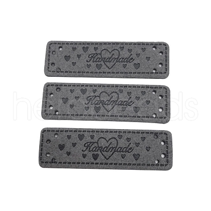 Heart Printed PU Leather Small Label PW-WG7D637-05-1