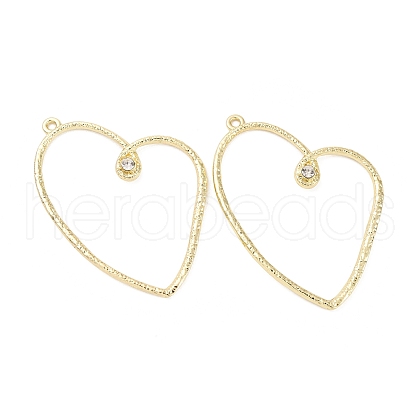 Alloy Rhinestone Pendants PALLOY-F315-03A-G-1