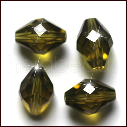Imitation Austrian Crystal Beads SWAR-F054-13x10mm-19-1