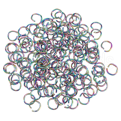 CHGCRAFT Ion Plating(IP) 304 Stainless Steel Open Jump Rings STAS-CA0002-21C-1