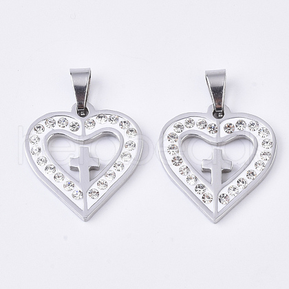 201 Stainless Steel Pendants X-STAS-N089-21P-1