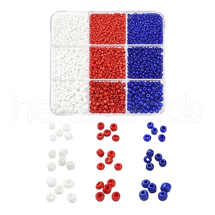 2220Pcs 9 Style Glass Seed Beads SEED-YW0001-28-1