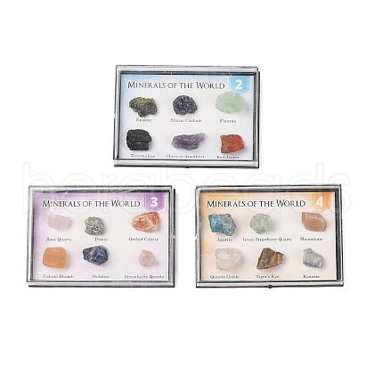 Nuggets Raw Rough Natural Nixed Stone Collections AJEW-A055-03-1
