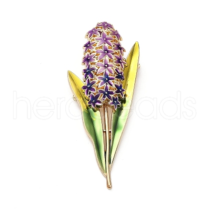 Flower Enamel Pins JEWB-A034-05G-01-1