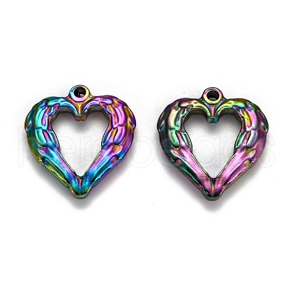 304 Stainless Steel Open Pendants STAS-I105S-09M-C-1