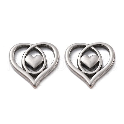 304 Stainless Steel Pendants STAS-V002-07P-1
