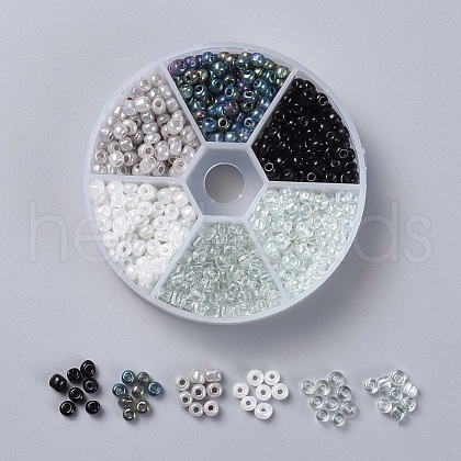 6/0 Glass Seed Beads SEED-X0052-03A-4mm-1
