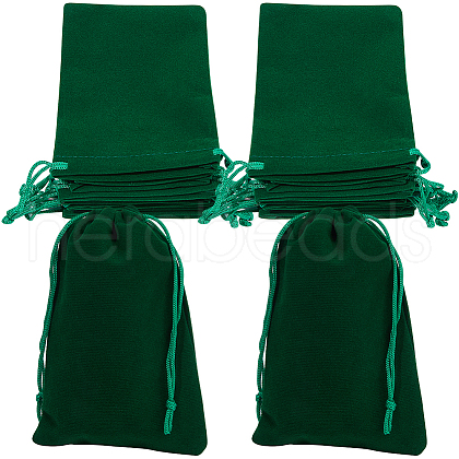 Beebeecraft Velvet Jewelry Drawstring Gift Bags ABAG-BBC0001-10C-05-1