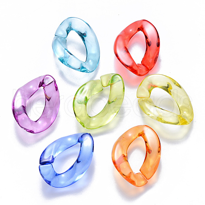 Transparent Acrylic Linking Rings OACR-S036-001A-J-1