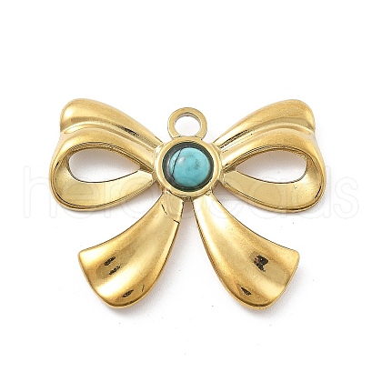 304 Stainless Steel Rhinestone Pendants STAS-D300-01G-06-1