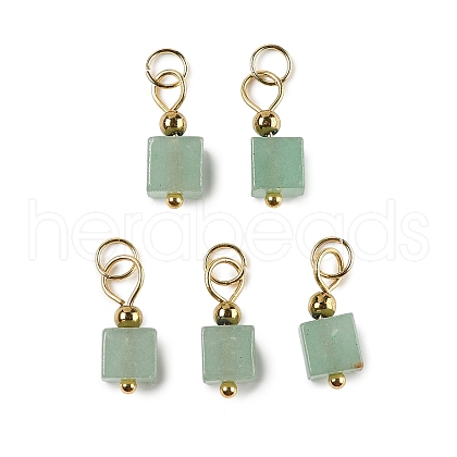 Natural Green Aventurine Pendants STAS-Z129-01G-05-1