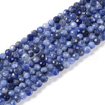 Natural Sodalite Beads Strands X-G-G139-A07-02-1