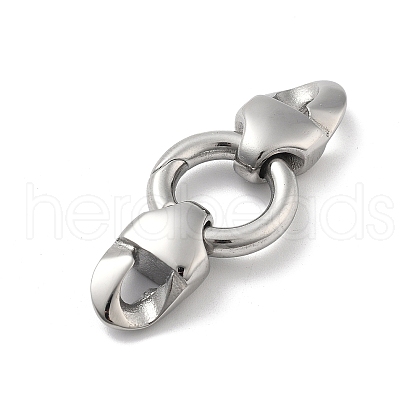 304 Stainless Steel Spring Gate Rings STAS-V008-29P-1