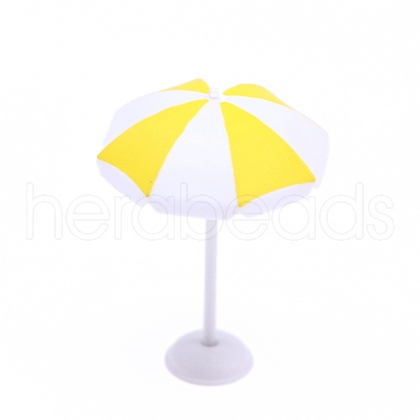 Plastic Sun Umbrella Miniature Ornaments PW-WGBB9DA-01-1