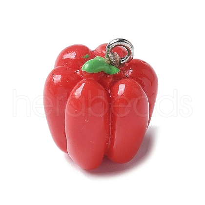 Resin Iron Pendants RESI-D280-05-1