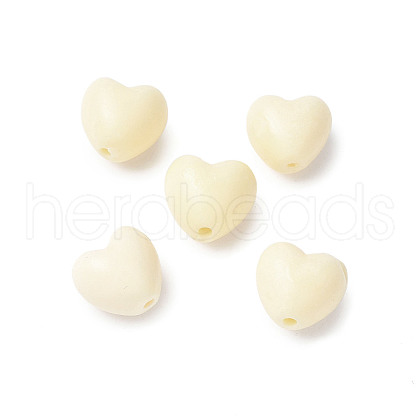 Hearts Natural Tagua Beads Jewelry Findings WOOD-V001-05-1