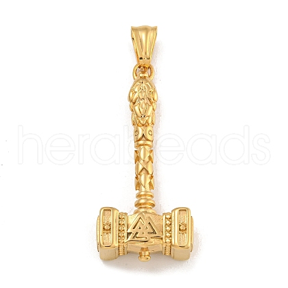 Ion Plating(IP) 304 Stainless Steel Pendants STAS-D110-10G-1