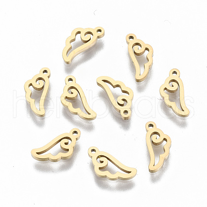 304 Stainless Steel Charms STAS-S116-073A-G-1