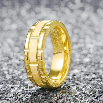 Stainless Steel Finger Rings for Unisex WG511F1-03-1