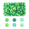 480Pcs 6 Colors Opaque & Transparent Plastic Beads KY-YW0001-75B-1