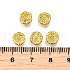Brass Grade A Crystal Rhinestone Spacer Beads RB-A006-7MM-G-4