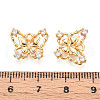 Brass Micro Pave Cubic Zirconia Charms KK-N263-77A-G-3