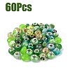 60Pcs Resin European Beads RPDL-YW0001-14A-1