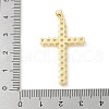 Brass Micro Pave Cubic Zirconia Pendants KK-P294-04G-3