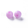 Opaque Acrylic Beads X-MACR-S370-C6mm-A03-2