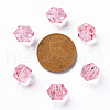 Transparent Acrylic Beads TACR-S154-15B-26-3